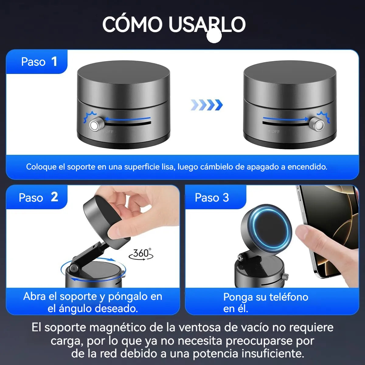 Soporte Magnetico Para Celular