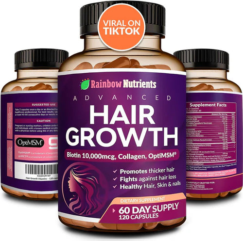 Hair Growth 120 cápsulas – Fortalece tu Belleza desde Adentro