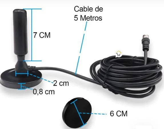 Antena Digital DVBT2 Premium