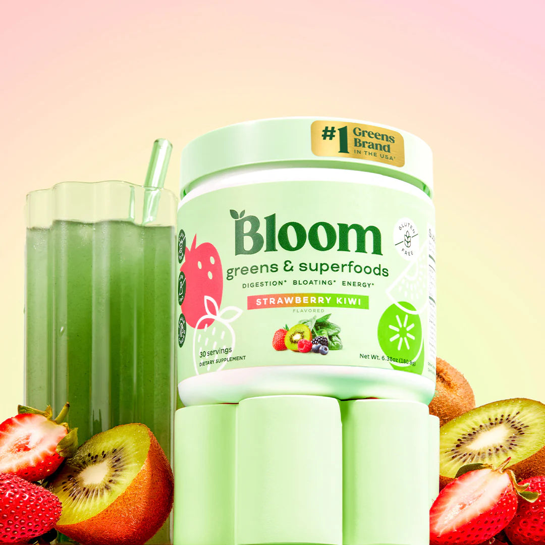 BLOOM, Greens Superfoods, Batido de vegetales en polvo 145gr