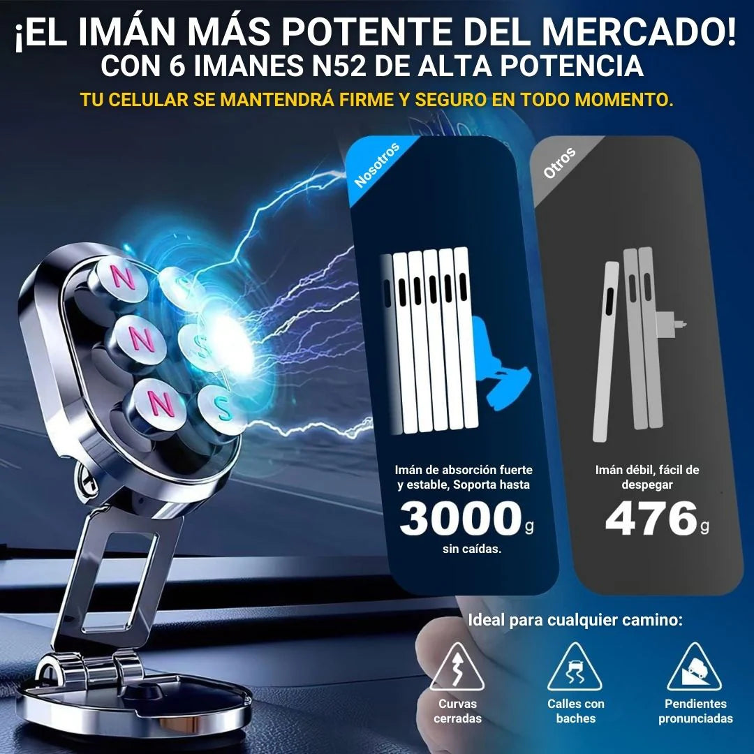 Soporte Magnético 360° para Celular 25