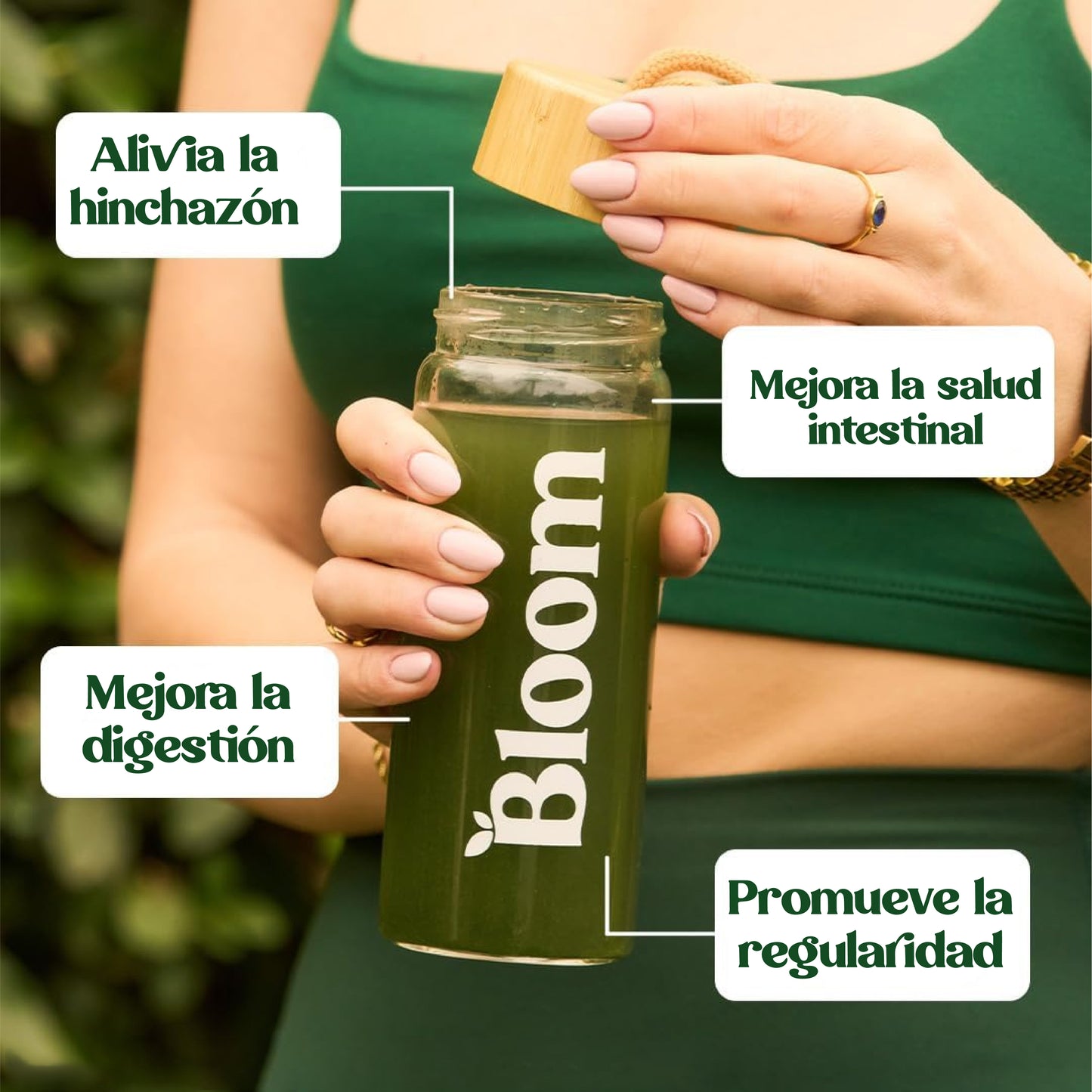 BLOOM, Greens Superfoods, Batido de vegetales en polvo 145gr