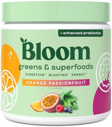 BLOOM, Greens Superfoods, Batido de vegetales en polvo 145gr