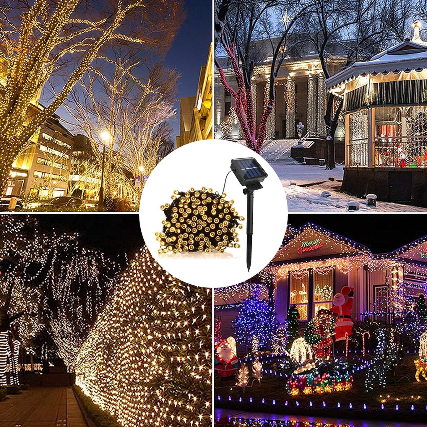 ✨ SolarXmas Lights | Luces Navidad Con Panel Solar