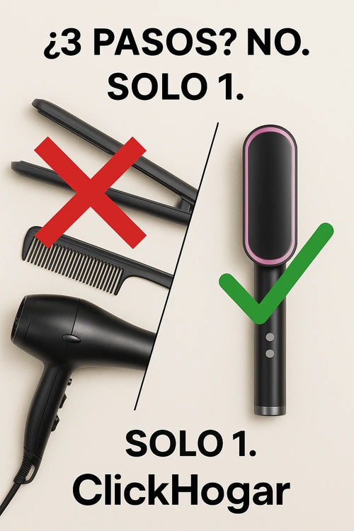 Cepillo Alisador 2 en 1 - GlowBrush