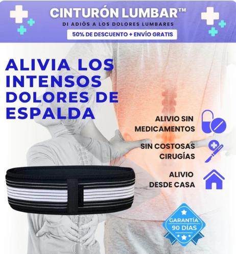 Cinturón Alivio Lumbar