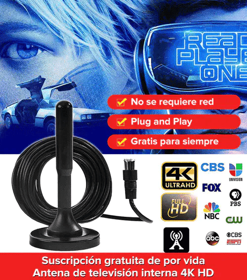 Antena Digital DVBT2 Premium